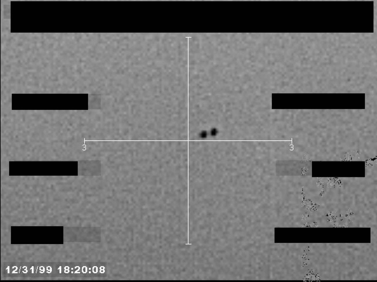 FBI-Photo-B14: dos objetos simultáneos en FLIR