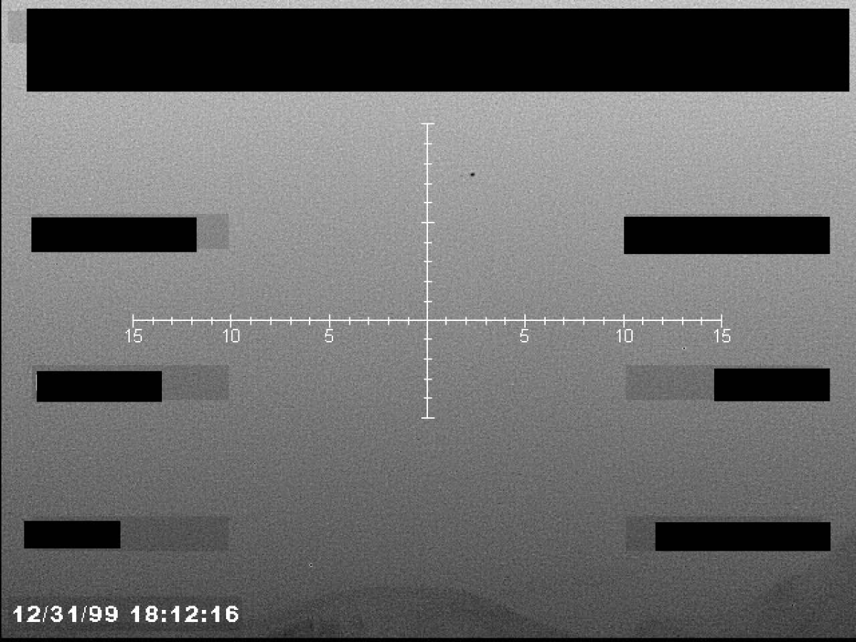 FLIR, 31/12/1999 18:10:20.  Punto oscuro, tracking activo