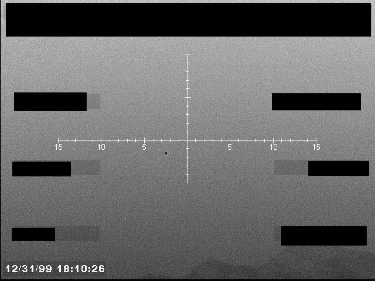 FLIR, 31/12/1999 18:12:16.  Punto oscuro, tracking activo
